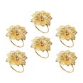 thumbnail image 3 of Anillos de servilletas de Flores de Cumpleaños Macarena con diamantes de imitación, 3 of 8