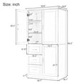 thumbnail image 2 of ChromaCore Tall Wide Storage Cabinet with 3 Doors & 3 Drawers and Adjustable Shelves for Home,Office,Assembly Required, 2 of 7