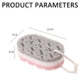 thumbnail image 2 of Esponja de baño de 3 piezas para mujeres, hombres, adultos y niños. Esponja de ducha para depurador corporal de esponja vegetal para baño de lavado corporal, 2 of 7