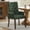 Olive, variant on Tufted Dining Chairs with High Back,Neutral Fabric Upholstered Kitchen Chair Rustic Solid Wood Legs,Farmhouse Side Chair with Arms Nailhead Trim for Dining Room (Neutral Blue, 1PC)