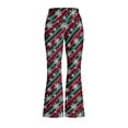 thumbnail image 4 of DISNIMO Christmas Snow Girls Flare Leggings with Pockets High Waisted Bootcut Yoga Pants Kids Dance Bell Bottoms Leggings 9-10 Bell Bottoms for Girls Bell Bottom Pants with Pockets, 4 of 7