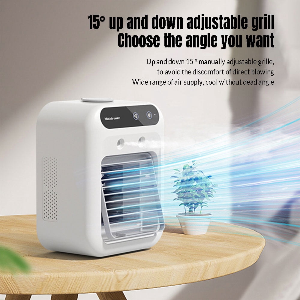 MDHAND Portable Air Conditioners, 2 Speeds Digital Display for Bedroom Office Outdoor