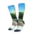 thumbnail image 2 of Saiise Bluey Funny Socks Men Women Boys Kids Adults Novelty Graphic Crew Tube Socks Crazy Design Casual Dress Socks for Sports,Running,Travel, 2 of 7