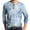 Gray, variant on Men's Loose Casual Tie-Dye Print Henley Long Sleeve Shirt with Zip-Up Hoodie Gradient Color Top for Everyday Fashion and Urban Style,Gray L