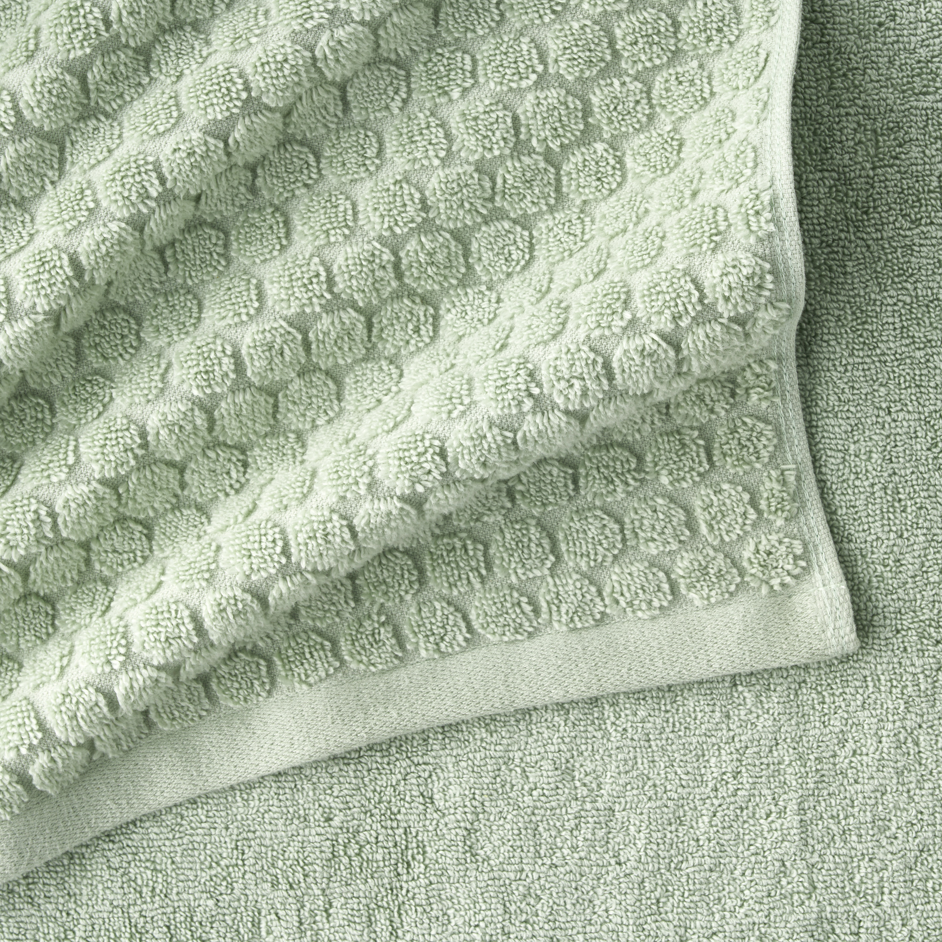 Beautiful by Drew Barrymore 6-Piece Bath Towel Set, Sage photo 3