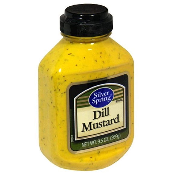 Silver Springs - Dill Mustard Squeeze Bottle - 9.5 OZ, Case of 9