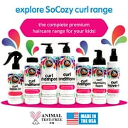 SoCozy Kids Curl Leave In Conditioner + Therapy Spray for Soft, Shiny Hair, 10.5 Fl Oz