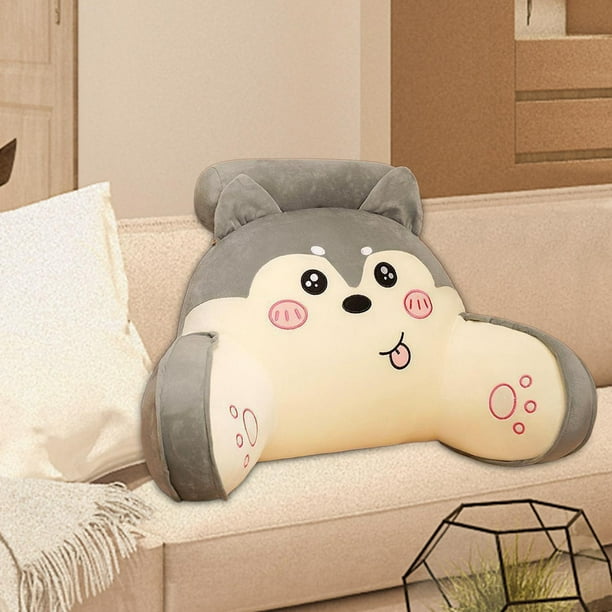 Almohada de Lectura para Sentarse en La Cama Almohada de Respaldo para de Cama de Dibujos Animados Almohada de Respaldo para Ver Television Gris perfecl Almohada de lectura Walmart en linea
