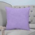 thumbnail image 4 of Violet Purple 18x18 Pillow Covers Set of 2, Farmhouse Solid Purple Color Modern Art Throw Pillow Covers Decorative Couch Cushion Case, Microfiber Square Pillowcases for Bedroom Car Living Room, 4 of 7