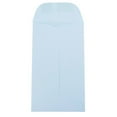 JAM 3 Coin Envelopes, 2.5x4.25, Baby Blue, 100/Pack