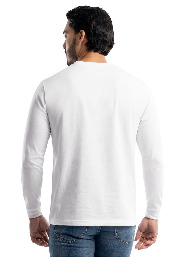 Brahma Men's Long Sleeve Core Tee, 100% Cotton, Moisture Wicking