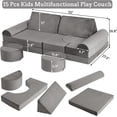 thumbnail image 3 of GarveeHome - Sofá Modular de Juego para niños, 15 Piezas para Sala de Juegos, sofá de Piso para niños y niñas, sofá de Pepita para niños, sofá de Juego Creativo para niños, 3 of 7