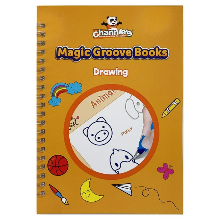 Channie's Magic Groove Book Set, Kids' 5 Reusable Activity Books - Channies