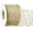 Ivory/Gold, variant on Minzimin Swirl Glitter Wired Ribbon, Organza Sheer with Glitter Swirl Pattern and Gold Metallic Edge,2-1/2Inch x 10Yards Christmas Ribbon for Tree Decoration