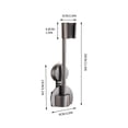 thumbnail image 2 of Suction Cup Hair Dryer Bracket, Wall Mounted Bathroom Storage Rack, Non Perforated Hair Dryer Holder for Easy Install, Multifunctional Wall Organizer for Hair Tools Bathroom Accessories, 2 of 6