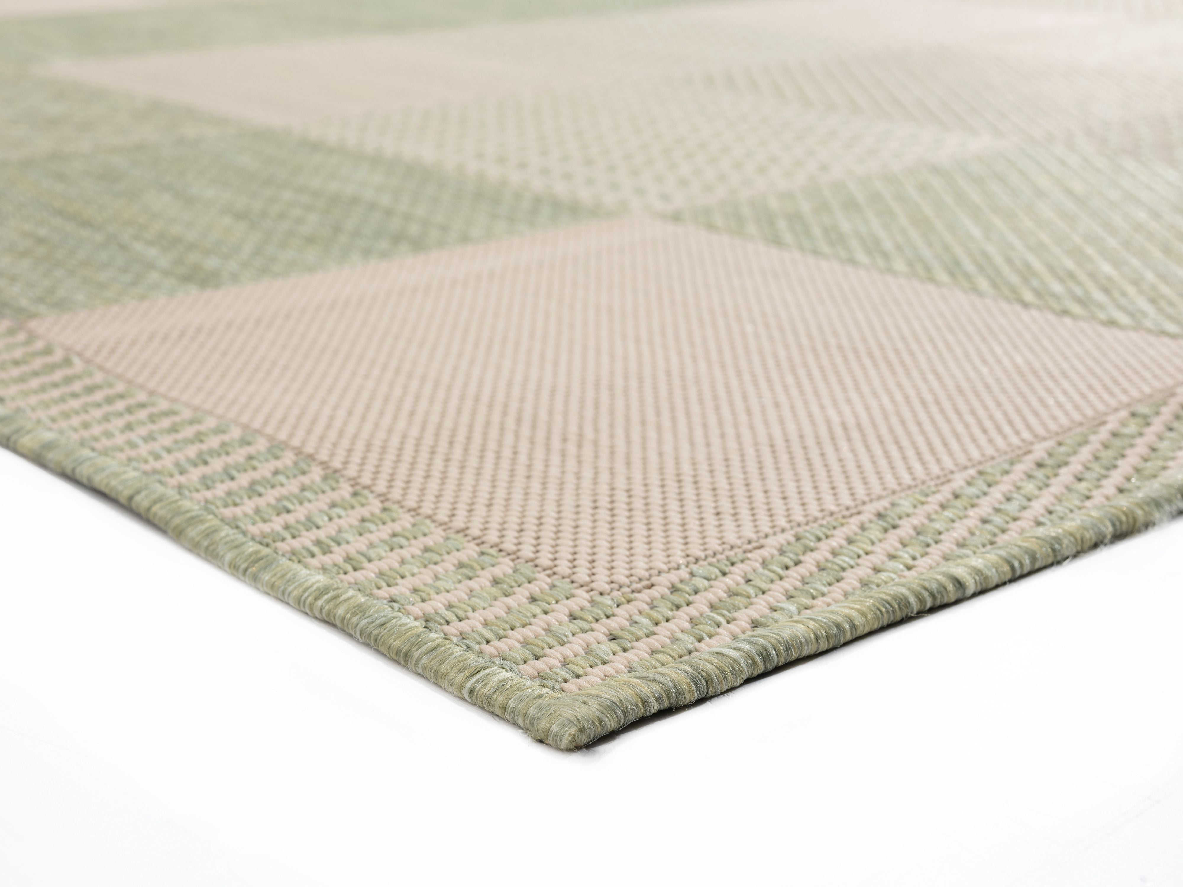 United Weavers Mali Dabeda Contemporary Geometric Area Rug, Green, 7'10" x 10'6"