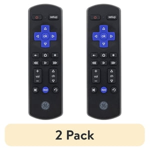 Roku TV Direct Replacement Remote Control, 2 Pack