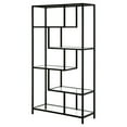 thumbnail image 2 of Evelyn&Zoe Isla 68" Tall Rectangular Bookcase, Blackened Bronze, 2 of 8