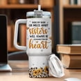 thumbnail image 4 of Sister Rainbow Sunflower Leopard, Tumbler 40 Oz With Handle Lid And Straw, Sister Gifts, Print Funny Tumblers Black Women From Sisters Cups Handle For Heart Little Coffee, 4 of 6