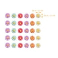 thumbnail image 2 of UPOUART 60Pcs Bulletin Board Pins Assorted Color Cute Design for Office Use, 2 of 8