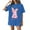 Blue #218, variant on Easter Ladies Shirts Funny Crew Neck Bunny Shirt Spring Fashion Eggs Tee Plus Size Casual Short Sleeve Tees Purple 5XL