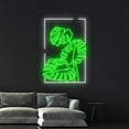thumbnail image 4 of Handmadetneonsign Monstera Leaves Neon Sign, Monstera Leaves Led Neon Art Decor, Home Wall Decor, 4 of 5