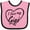 Pink and Black, variant on Inktastic I Love My Gigi in Black Chalk Heart Boys or Girls Baby Bib