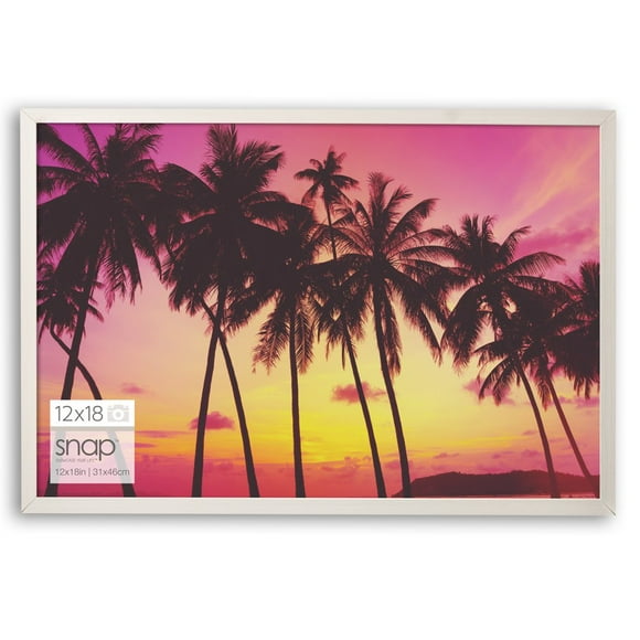 Snap 12x18 White Wood Wall Poster Frame