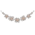 thumbnail image 1 of Peinado de novia, tocado de fiesta de cristal, accesorios - oro, 1 of 5