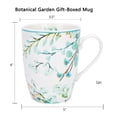 thumbnail image 2 of STP Goods  Green Blossom Coffee Tea Bone China Mug in A Gift Box, 2 of 5