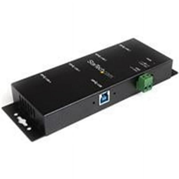 StarTech.com ST4300USBM Mountable 4 Port Rugged Industrial SuperSpeed USB3.0 Hub