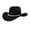Black, variant on Elegant Outdoor Beach Leisure Resort Style Sun Hat with Round Brim Apparel Men