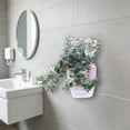 thumbnail image 4 of Maceta Hidropónica de Pared para Decoración de Interiores: Maceta de Plástico con Autorriego, Drenaje y Ventilación para Pared, Valla U Oficina., 4 of 6