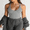 Grey, variant on Casual Workout Tank Top With Spaghetti Straps Women Tank Tops & Camis