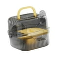 thumbnail image 1 of Maytalsory 2 Couches avec Dessus Ouvrant Maison Habitat pour Hamster pour Rats Cochons d'Inde Lapin Jaune, 1 of 5