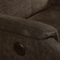 thumbnail image 2 of Electric Recliner Chair, Leather Recliners with USB Ports for Home Theater Seating, Dark Brown, 2 of 9