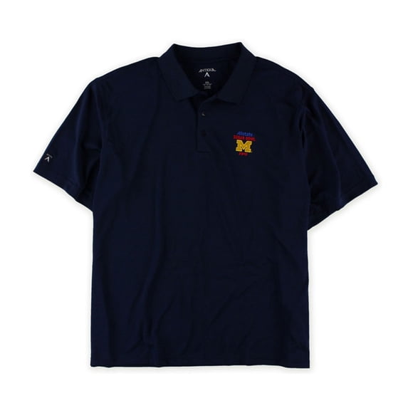 Antigua Hombres 2012 Sugar Bowl Rugby Polo Shirt, Azul, Grande