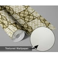 thumbnail image 6 of S4sassy Removable Geometric Mosaic Tile Waterproof Wall Wrap, Textured Finish Ornate Motif Wallcover, Green Contact Paper for Backsplash, Kitchen, Self Adhesive Vinyl Wallpaper Roll- Green-25"x240", 6 of 8