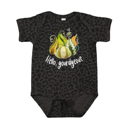 

Inktastic Hello Gourdgeous Fall Humor Gift Baby Boy or Baby Girl Bodysuit