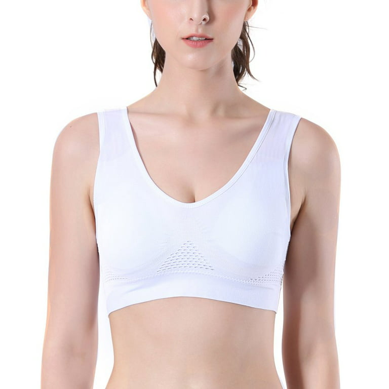 Clearance!3PS Sports Bras Seamless Bra Cotton Breathable Underwear