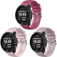 thumbnail image 1 of Meliya Compatible 20mm Silicone Replacement Strap for Garmin Forerunner 245 / 645, 1 of 8