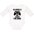 thumbnail image 3 of Inktastic Player 3 Has Joined the Game Boys or Girls Long Sleeve Baby Bodysuit, 3 of 5