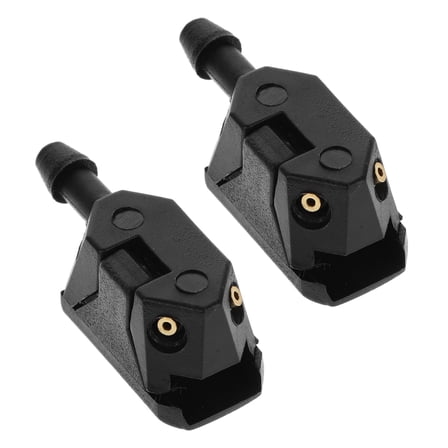 OFFIGAM Black Nylon Car Wash Sprayer Nozzles for Windshield Wipers 2Pcs