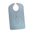 thumbnail image 1 of Adult Bib for Eating Washable Reusable Waterproof Clothing Protector for Women Blue, 1 of 8