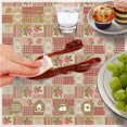 thumbnail image 6 of Pioneer Flower Floral Print Pattern Round Tablecloth 60 X 60 Inch, Wrinkle Resistant Wipeable Table Cloth for Kitchen Dining Picnic Patio Party, 6 of 6