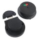 thumbnail image 2 of Pestillo de cerradura de puerta de baño con indicador, cerradura de inodoro, indicador de perno de puerta, hardware Negro, 2 of 9