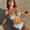 Blue, variant on Women Glitter Shimmer Fabric Halter Tie Bikini Set, Starfish Hardware Backless Side Tie High Cut Two Piece Swimsuit Sexy Beach Bathing Suit
