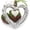Wicker Heart Wreath Under $5 A2139, variant on Vacemry Wicker Heart Wreath, Rattan Hanging Heart Decoration for Wedding Home Party, Gray and White Natural Material, Handmade Craft for Wall Door Decor, Boho Style Ornament
