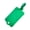 Green, variant on 100pcs Reusable Blank Plastic Tags Ties Key Tags 1.45"*2.48" Serrated Tension Sealing Strap with Large Label