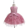 thumbnail image 4 of YunPes Children's Evening Dress Children's Performance Tulle Dress Flower Sleeveless Dress Birthday 5 Year Clothes, 4 of 6